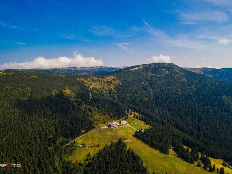 Přímo na hřebenech Krkonoš